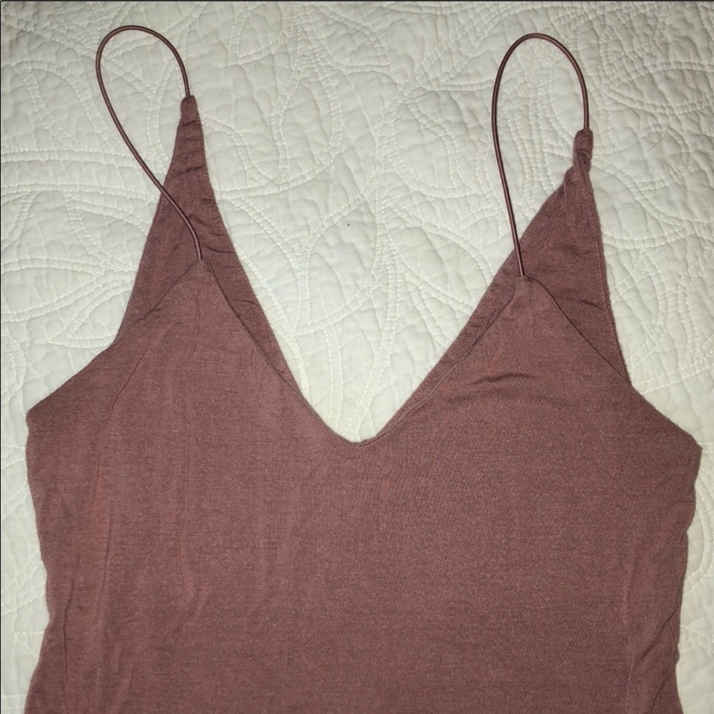 Pink camisole